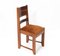 Art Deco Haagse School Oak Dining Room Chairs, 1920s, Set of 4, Image 11