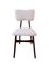 20th-Century Cream Faux Fur Chairs, 1960s, Set of 6, Image 8