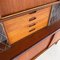 Credenza alta in teak di Poul M. Jessen, anni '50, Immagine 15