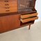 Credenza alta in teak di Poul M. Jessen, anni '50, Immagine 11