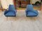 Blue Munari Armchairs by Bruno Munari, 1950s, Set of 2 5