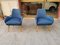 Blue Munari Armchairs by Bruno Munari, 1950s, Set of 2 7