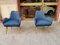 Blue Munari Armchairs by Bruno Munari, 1950s, Set of 2 6