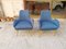 Blue Munari Armchairs by Bruno Munari, 1950s, Set of 2 19