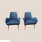 Blue Munari Armchairs by Bruno Munari, 1950s, Set of 2 4
