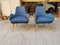 Blue Munari Armchairs by Bruno Munari, 1950s, Set of 2 17