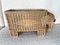 Italian Rattan Elephant Magazine Rack, 1970s 1