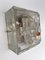Italian Apis Glass Cube Sconces from Poliarte, 1970s, Set of 2 9