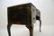 Antique Lacquered Chinoiserie Desk with Leather Top 11