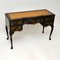 Antique Lacquered Chinoiserie Desk with Leather Top 2