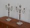 Candelabri in bronzo argentato, anni '60, set di 2, Immagine 3