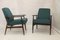 300-190 Green Armchairs by Henryk Lis, 1970s, Set of 2 13