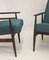 300-190 Green Armchairs by Henryk Lis, 1970s, Set of 2 3