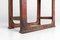 Vintage Industrial Wood & Iron Dining Table Desk, Image 8