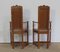 Renaissance Style Caquetoires Armchairs in Blond Oak, Late 19th Century, Set of 2, Image 17