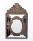 19th-Century Dutch Brass Repousse Cushion Mirror 1