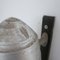 Japanische Mid-Century Friseur Wandlampe aus Glas 5