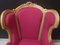 Louis XV Style Golden Wood Lounge Chairs, Set of 2 3