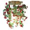 Flower Power Wild Red Roses Square Chandelier from VGnewtrend, Italy 1