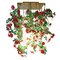 Lustre Carré Flower Power avec Roses Rouges de Vgnewtrend, Italie 1