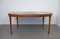 Extendable Teak Dining Table by Bb Kofod-Larsen for Faarup Mobelfabrik, Denmark, 1960s, Image 6