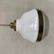 Antique German Two-Tone Pendant Light with Brass Stem, Image 3