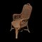 Rattan Korbgeflecht Bambus Stuhl von Perret Et Vibert, 1895 1