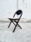 Mid-Century Folding Wooden Chair in the style of Achille Castiglioni, Italy, 1970s 3