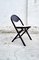 Mid-Century Folding Wooden Chair in the style of Achille Castiglioni, Italy, 1970s 5