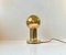 Mid-Century Spy Ball Table Lamp in Brass from Frimann, 1960s, Image 1