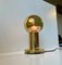 Mid-Century Spy Ball Table Lamp in Brass from Frimann, 1960s, Image 4