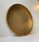 Vintage Scandinavian Brass Serving Tray with Rainbow Patina, 1960s 5