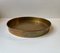 Vintage Scandinavian Brass Serving Tray with Rainbow Patina, 1960s 1