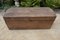 Rustic Solid Oak Dome Top Coffer Trunk or Chest, 1700s, Image 1
