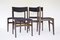 Vintage Felt & Walnut Dining Chairs by Erik Buch for O.D. Møbler, Denmark, 1960s, Set of 4 3