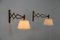 Wandlampen aus Teak von Erik Hansen für Le Klint, Denmark, 1960er, 2er Set 6