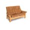 Buckingham Leather Wood Sofa Set from Stressless, Set of 2 5