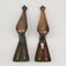 Push and Pull Bronze Door Handles in the Form of Doves, Set of 2, Image 2