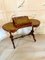 ​​Antique Victorian Freestanding Inlaid Burr Walnut Kidney Shaped Writing Table, Image 5