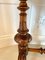 ​​Antique Victorian Freestanding Inlaid Burr Walnut Kidney Shaped Writing Table, Image 17