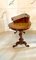 ​​Antique Victorian Freestanding Inlaid Burr Walnut Kidney Shaped Writing Table, Image 14