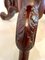 Antiker runder viktorianischer Trompeten-Nähtisch aus Mahagoni 14
