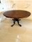 Antique Victorian Burr Walnut Oval Coffee Table 4