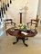 Antique Victorian Burr Walnut Oval Coffee Table 2