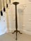 Antique Victorian Carved Mahogany Torchere Stand 6