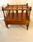 Antique Victorian Figured Walnut Magazine Stand 3