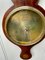 Antikes George III Banjo Barometer aus Mahagoni 5