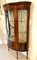 Antique Edwardian Inlaid Mahogany Shaped Display Cabinet 8