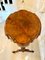 Antique Victorian Burr Walnut Work Table 7
