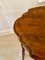 Antique Victorian Burr Walnut Work Table 8